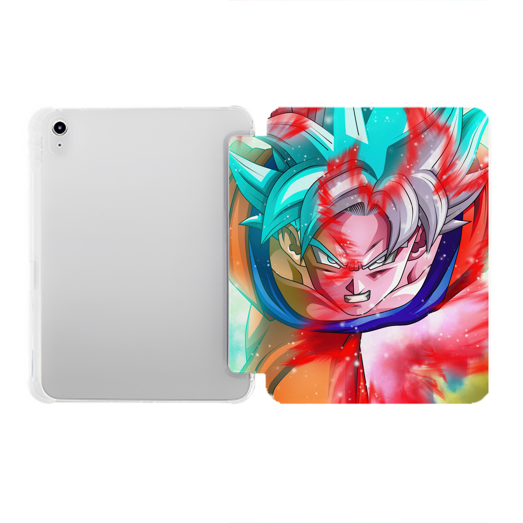 （画像用） ドラゴンボール DRAGON BALL IPad ケース ペン収納付き 三つ折りスタンド PUレザー×シリコン 対応機種9.5/10.5/10.9インチ